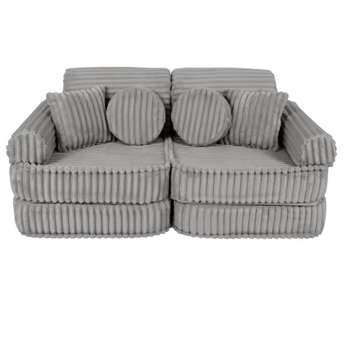 Churros Sofa Plus – Modułowa Sofa Dla Dzieci | 10 Elementów Color moon-dust-grey