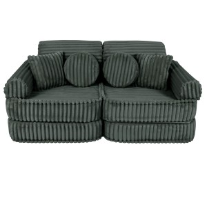Churros Sofa Plus – Modułowa Sofa Dla Dzieci | 10 Elementów Color pine-forest-green