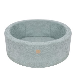Okrągły Basen, 90x30cm, Fresh Mint, Boucle, bez piłek