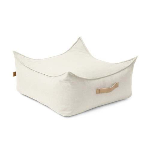 Outzy Bean Bag – Kwadratowa Pufa dla Dzieci Kolor oat-blush-beige