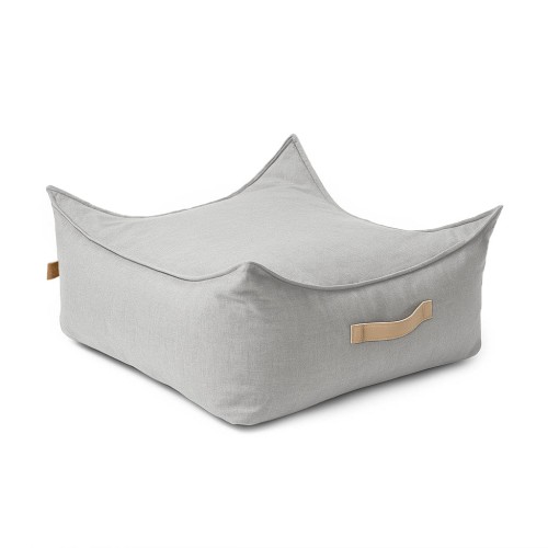 Outzy Bean Bag – Kwadratowa Pufa dla Dzieci Kolor feather-fog-gray