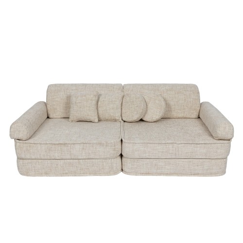 Tangle Modułowa Piankowa Sofa dla Dzieci | 8 Elementów Kolor Marshmallow Beige