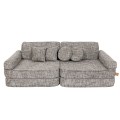 Tangle Modułowa Piankowa Sofa dla Dzieci | 8 Elementów Kolor Moon Grey