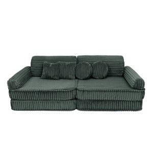 Sofa Modułowa dla Dziecka – 10 Elementów | Churros Kolor pine-forest-green