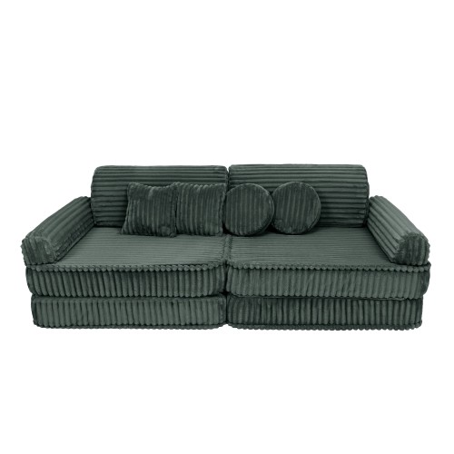 Sofa Modułowa dla Dziecka – 10 Elementów | Churros Kolor pine-forest-green