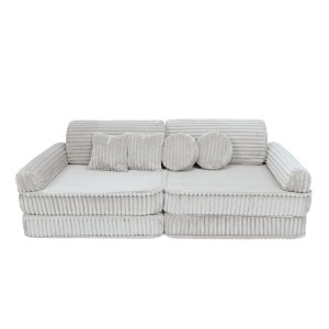 Sofa Modułowa dla Dziecka – 10 Elementów | Churros Kolor cotton-candy-white