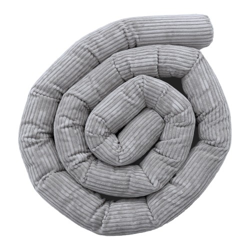 Ochraniacz Wałek dla Dziecka do Łóżeczka – Safe Roll | Aesthetic Kolor grey-3 Rozmiar 3m
