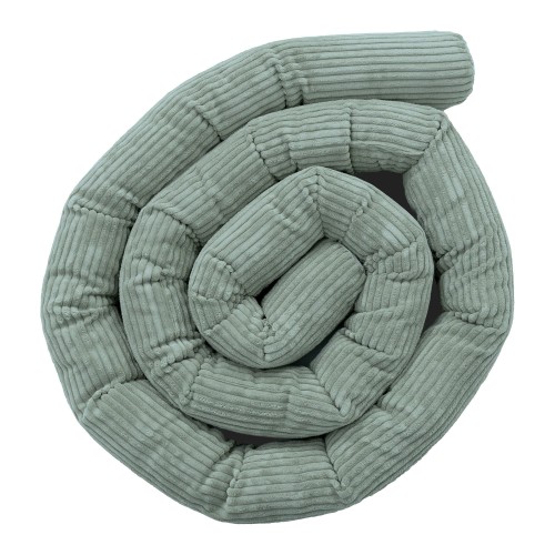 Ochraniacz Wałek dla Dziecka do Łóżeczka – Safe Roll | Aesthetic Kolor olive-green Rozmiar 1,5m
