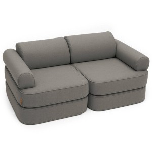 Sofa Modułowa dla Dziecka Plus – 6 Elementów | Outzy Drift Clay Taupe