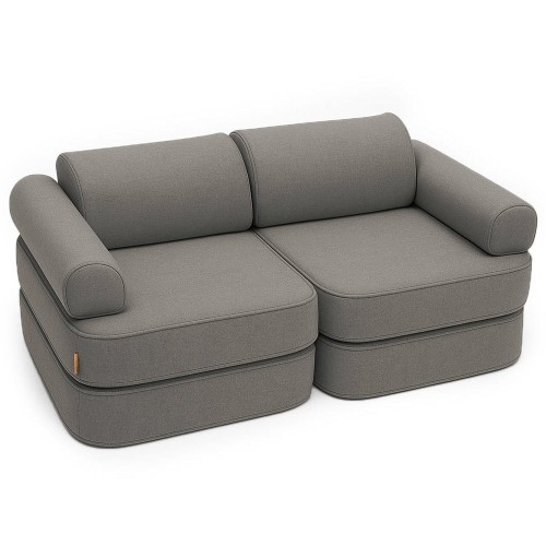 Sofa Modułowa dla Dziecka Plus – 6 Elementów | Outzy Drift Clay Taupe