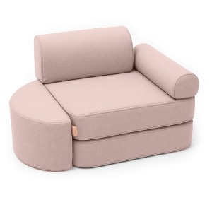 Fotel Modułowy dla Dziecka – 4 Elementy | Outzy Rosy Dune Pink
