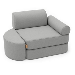 Fotel Modułowy dla Dziecka – 4 Elementy | Outzy Feather Fog Gray