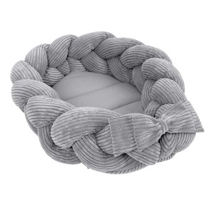 Kokon Niemowlęcy z Warkoczem Ochronnym 200cm - Aesthetic Kolor Grey