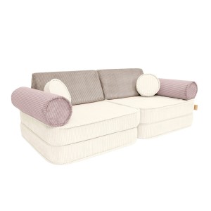 Sofa Modułowa Premium dla Dziecka – 8 Elementów | Aesthetic Latte Macchiato