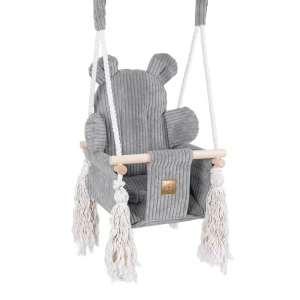 Huśtawka dla Dziecka do Domu – Bear Swing | Aesthetic Kolor grey-3