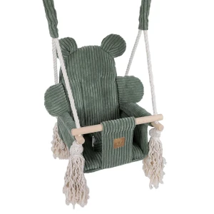 Huśtawka dla Dziecka do Domu – Bear Swing | Aesthetic Kolor olive-green