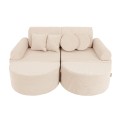 Sofa Modułowa dla Dziecka Max - 12 Elementów | Slimcord Beżowy