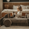 Sofa Modułowa dla Dziecka Basic - 4 Elementy | Aesthetic Pudrowy róż