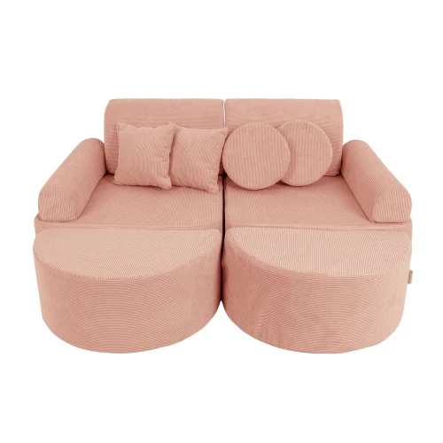 Sofa Modułowa dla Dziecka Max - 12 Elementów | Slimcord Ceglany