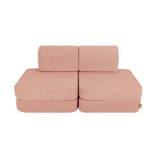 Sofa Modułowa dla Dziecka Basic - 4 Elementy | Slimcord Ceglany