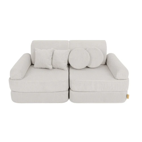 Sofa Modułowa dla Dziecka Plus - 10 Elementów | Slimcord Szary