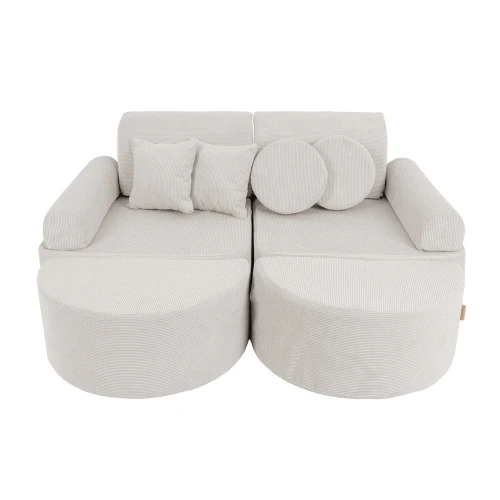 Sofa Modułowa dla Dziecka Max - 12 Elementów | Slimcord Szary