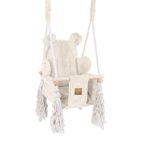 Huśtawka dla Dziecka do Domu – Bear Swing | Aesthetic Vanilia