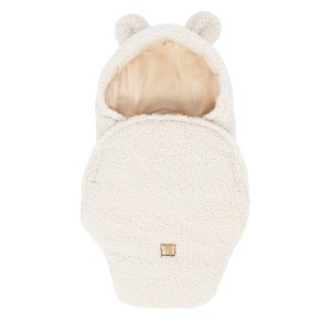 Otulacz dla Niemowlaka z Uszami Misia – Bearly kremowy
