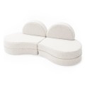 Sofa Modułowa dla Dziecka Coccolo  – 6 Elementów | Bearly Off White