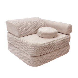 Półsofa Modułowa dla Dziecka – 4 Elementy | Dune | 60cm tofu