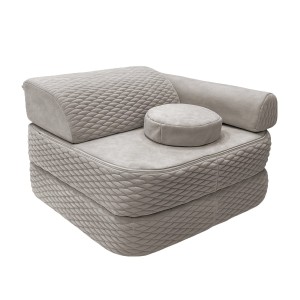 Półsofa Modułowa dla Dziecka – 4 Elementy | Dune | 60cm sand-dollar