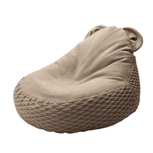 Pufa dla Dziecka - Sako Bag Teddy | Dune  Kolor  silver-cloud
