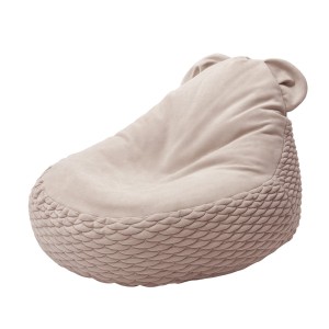 Pufa dla Dziecka - Sako Bag Teddy | Dune tofu