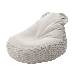Pufa dla Dziecka - Sako Bag Teddy | Dune bright-white