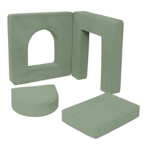 Okienko do sofy Archway 160 cm| 4 elementy | Aesthetic olive-green
