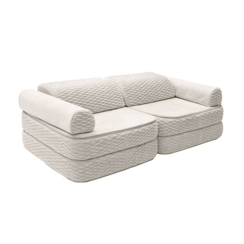 Sofa Modułowa dla Dziecka Pocket Plus – 8 Elementów | Dune  Kolor  bright-white