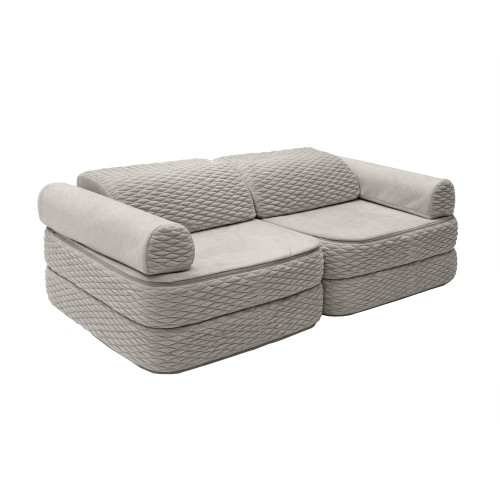 Sofa Modułowa dla Dziecka Pocket Plus – 8 Elementów | Dune sand-dollar