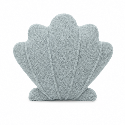 Poduszka Dekoracyjna dla Dzieci Muszelka - Miękka i Stylowa | Boucle Kolor fresh-mint