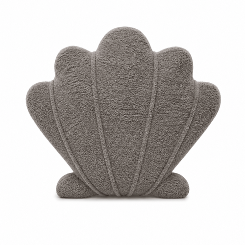 Poduszka Dekoracyjna dla Dzieci Muszelka - Miękka i Stylowa | Boucle Kolor tan-beige