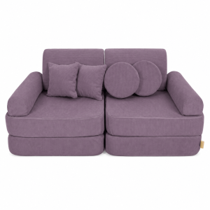 Sofa Modułowa dla Dziecka Plus - 10 Elementów | Slimcord, Lawenda