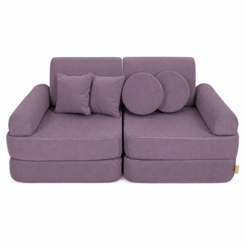Sofa Modułowa dla Dziecka Plus - 10 Elementów | Slimcord, Lawenda