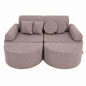 Sofa Modułowa dla Dziecka Max - 12 Elementów | Slimcord, Taupe