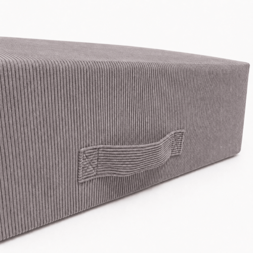 Piankowy Trampolina dla Dzieci | 2 rozmiary | Slimcord, 80x80 cm, Taupe