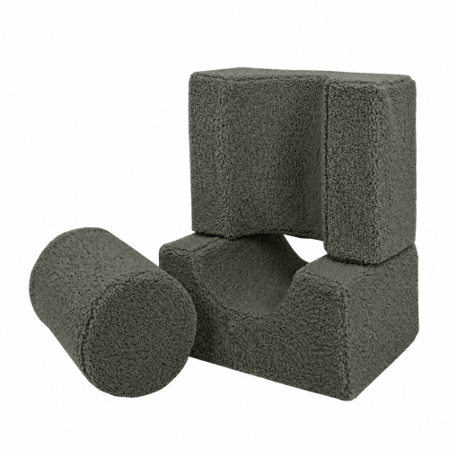 Piankowy Plac Zabaw dla Dzieci | Shape Set | Bearly, szalwiowy, 3 elementy