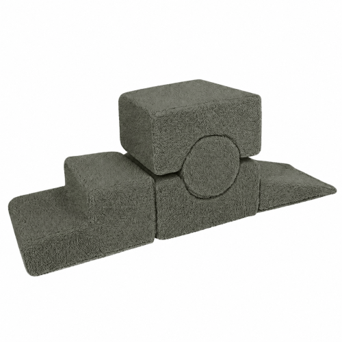 Piankowy Plac Zabaw dla Dzieci | Shape Set | Bearly, szalwiowy, 5 elementów