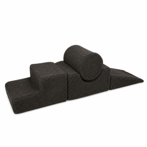Piankowy Plac Zabaw dla Dzieci | Shape Set | Bearly, dark-chocolate, 4 elementy
