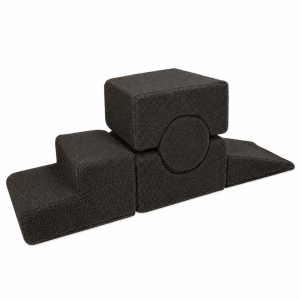 Piankowy Plac Zabaw dla Dzieci | Shape Set | Bearly, dark-chocolate, 5 elementów