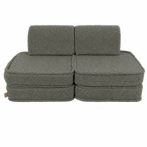 Sofa Modułowa dla Dziecka Basic - 4 Elementy | Bearly, szalwiowy