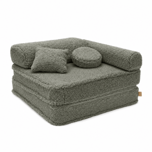 Fotel Modułowy dla Dziecka – 5 Elementów | Bearly | 80cm, szalwiowy