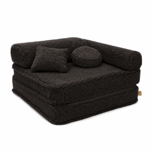 Fotel Modułowy dla Dziecka – 5 Elementów | Bearly | 80cm, dark-chocolate